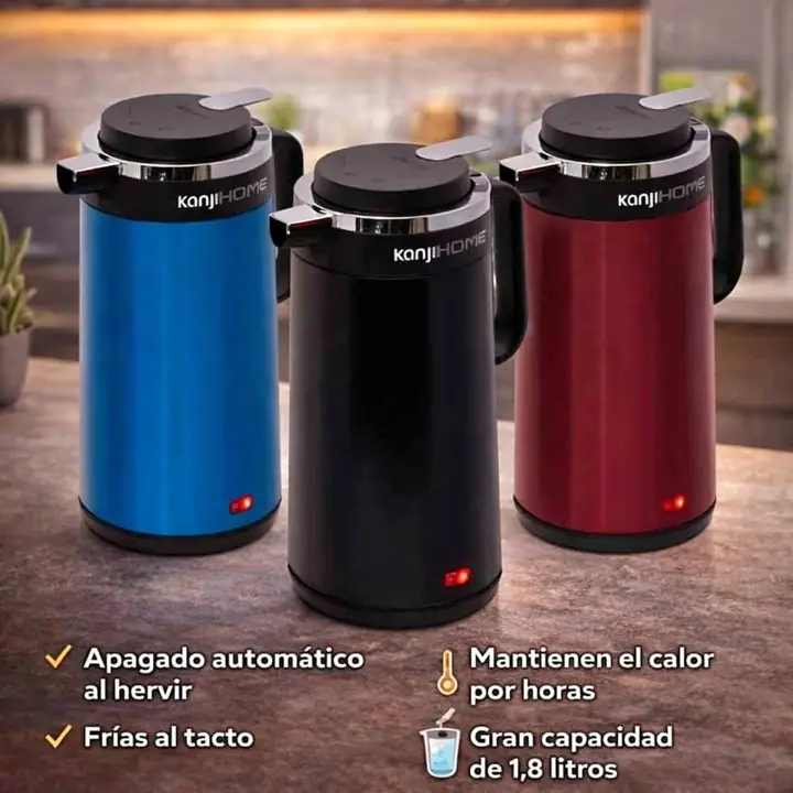 Pava termo electrico Kanji 1,8 lts