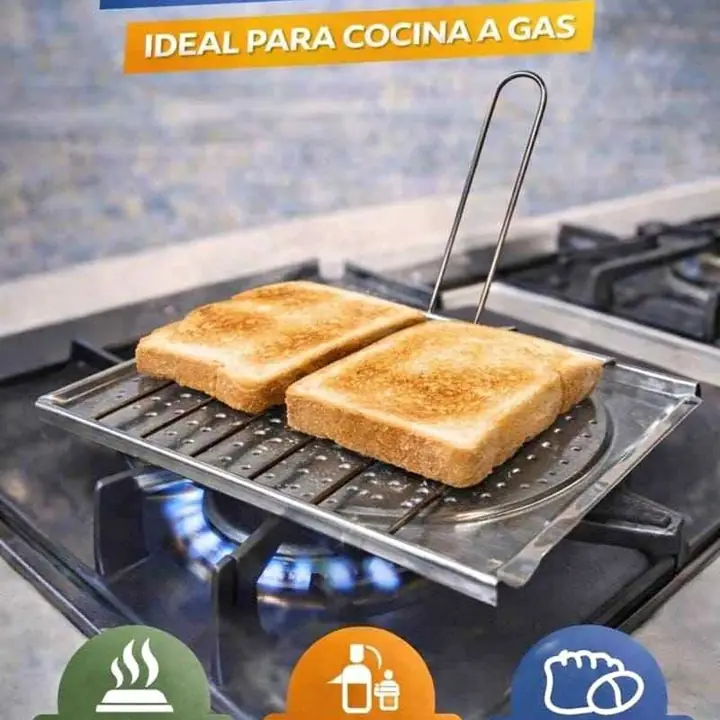 Tostador chapa con difusor gris