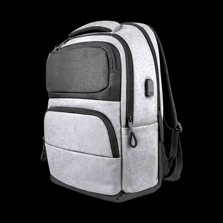 Mochila urbana gris