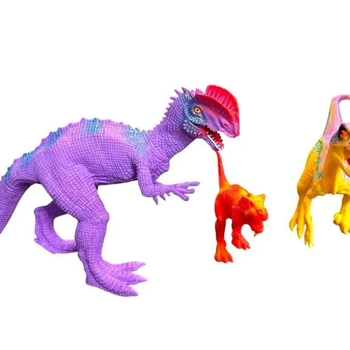 Dinosaurios Coloridos x3 en Bolsa