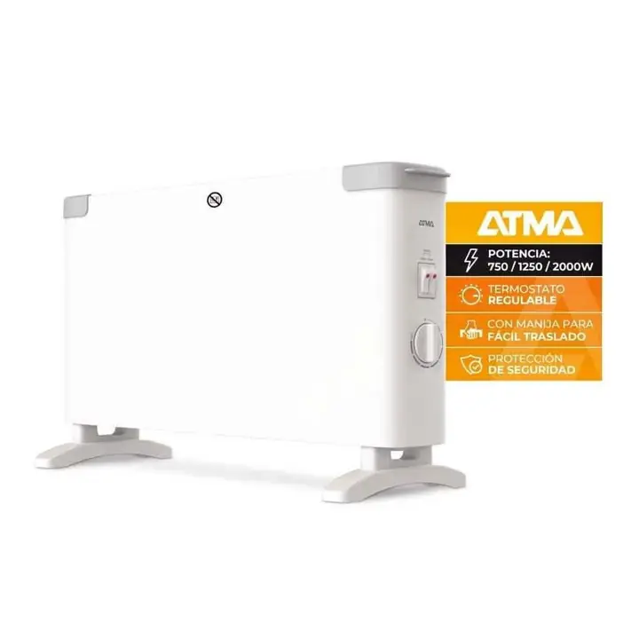 Convector electrico Atma