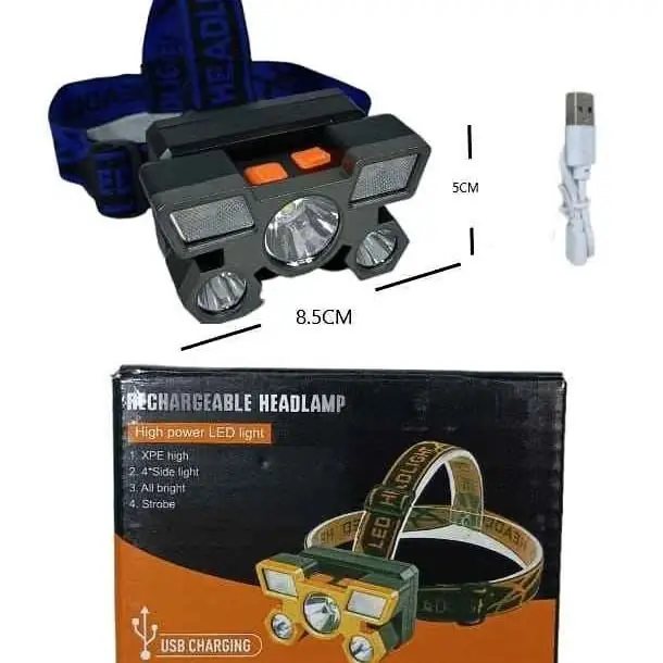 Linterna minera recargable