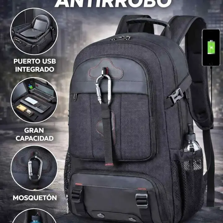 Mochila multifuncional premium remoid antirrobo