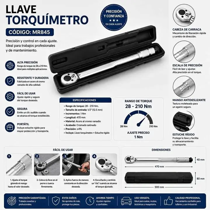 Llave torquimetro