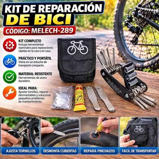 Kit de reparacion de bici