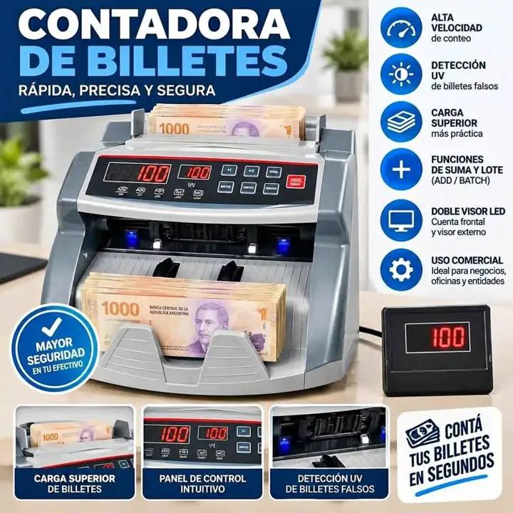 Contadora de billetes profesional