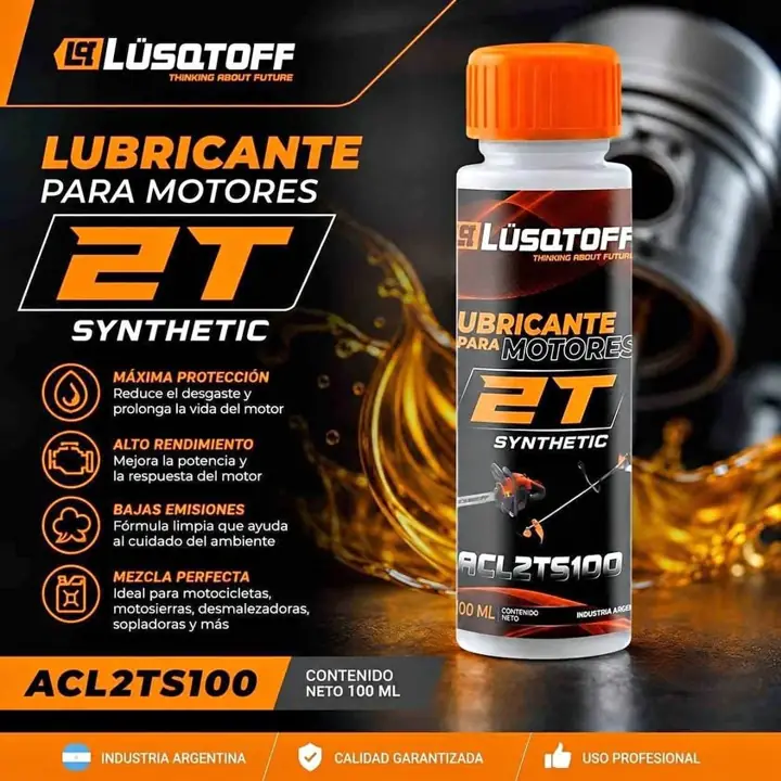 Aceite 2T sintetico 100CC lusqtoff
