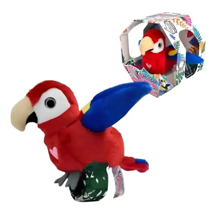 Happy Yappers - Pulsera peluche Loro c/Sonido Surtidos