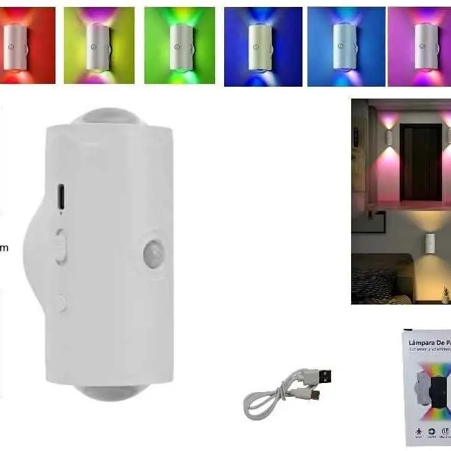 LED de pared bidireccional RGB