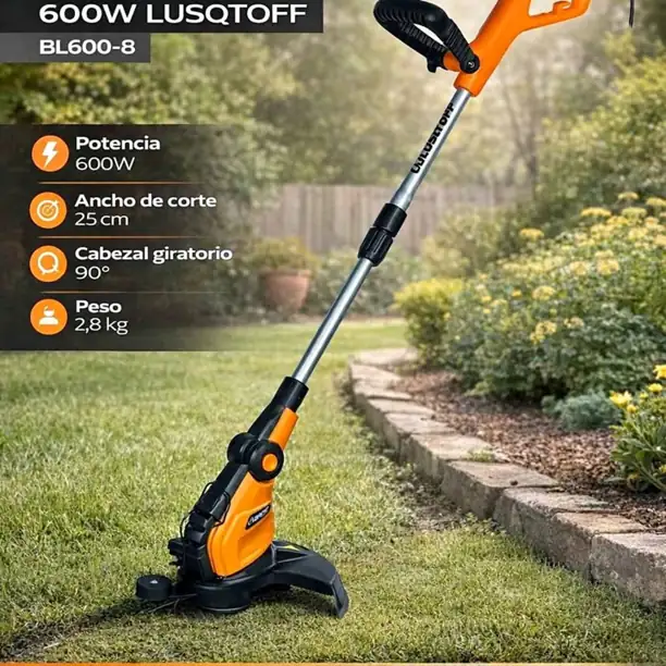 Bordeadora de cesped 600W lusqtoff