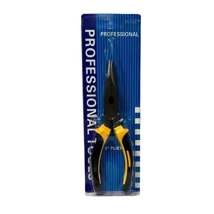 Pinza de punta 8" en blister