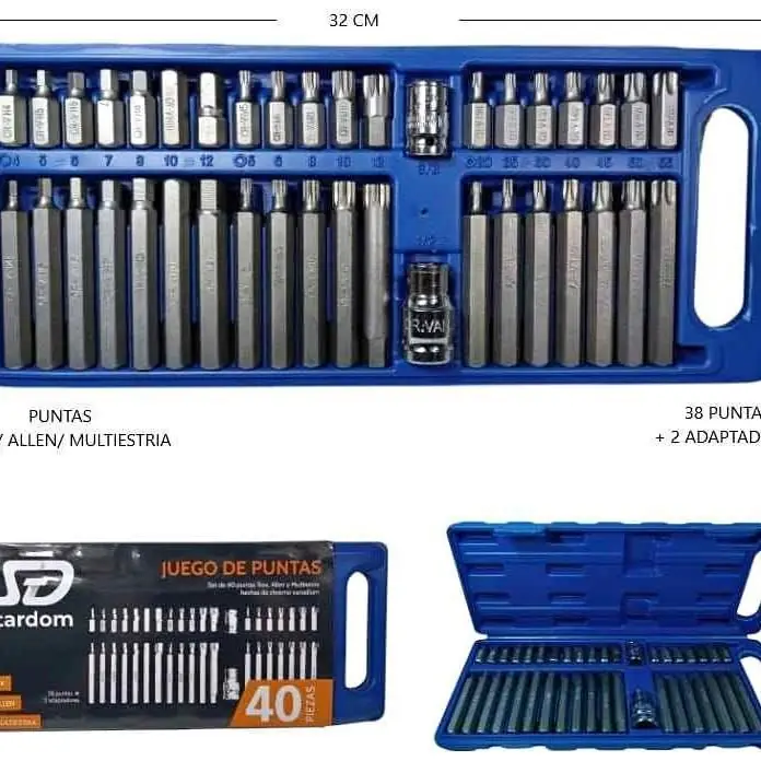 Set llave allen 40PCS