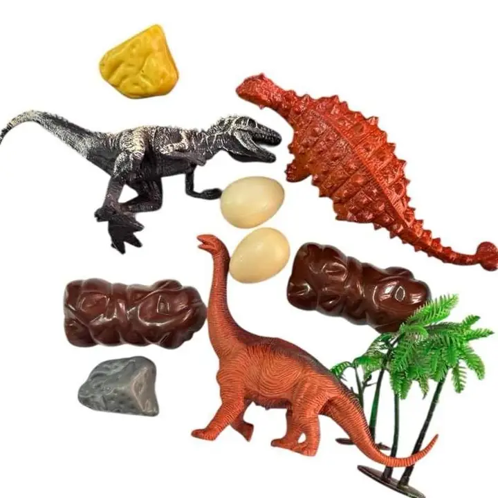 Dinosaurios con acessorios