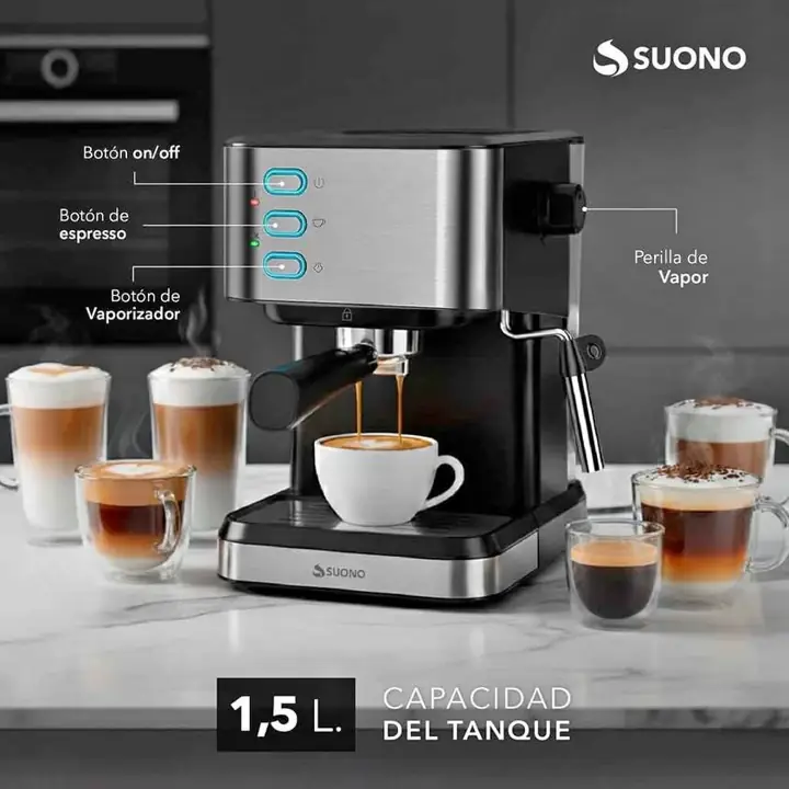 Cafetera espresso 20 bar - suono