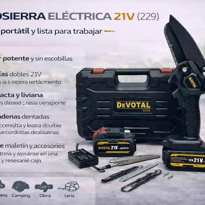 Motosierra electrica 21V