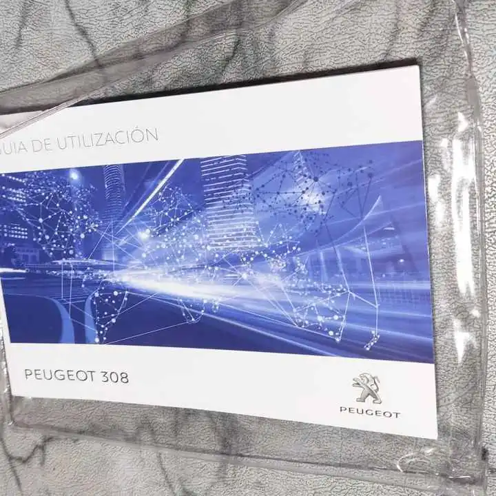 Manual Libro de Utilizacion Peugeot 308 2019 Guia Guantera usado
