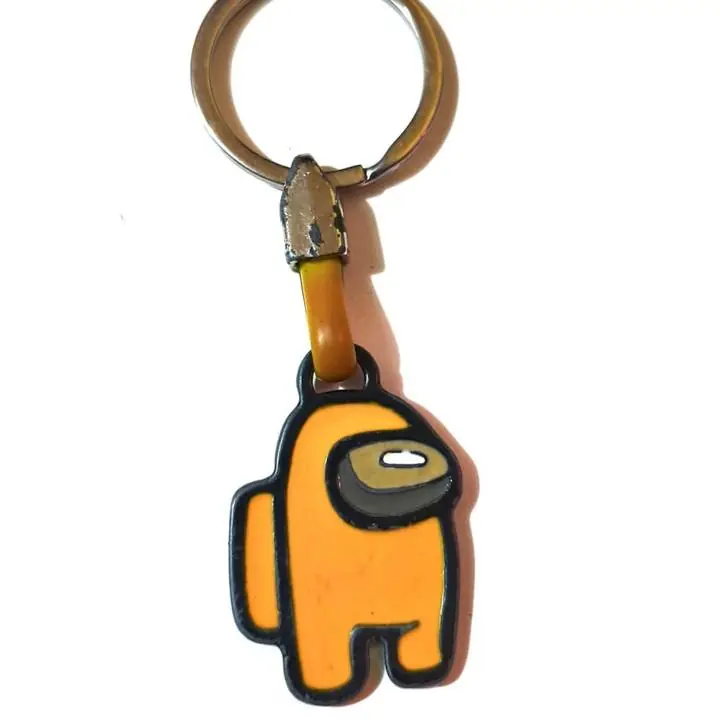 Llavero Among Us Amarillo Juego Game Muñeco Llaves 5cms Amarillo usado