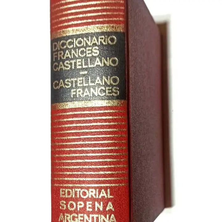 Diccionario Frances Castellano Magnus Sopena 1965 Book Libro usado