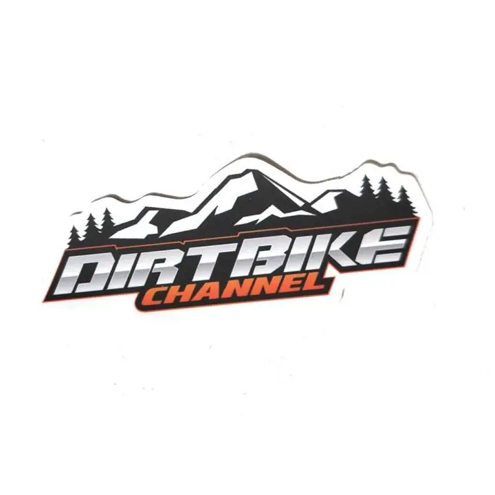 Calco Sticker Vinilo Dirt Bike Channel Moto Bici Mountain nueva