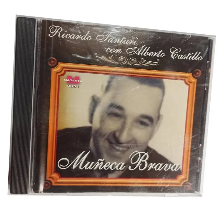 Cd Ricardo Tanturi con Alberto Castillo Muñeca Brava Tango usado musica argentina