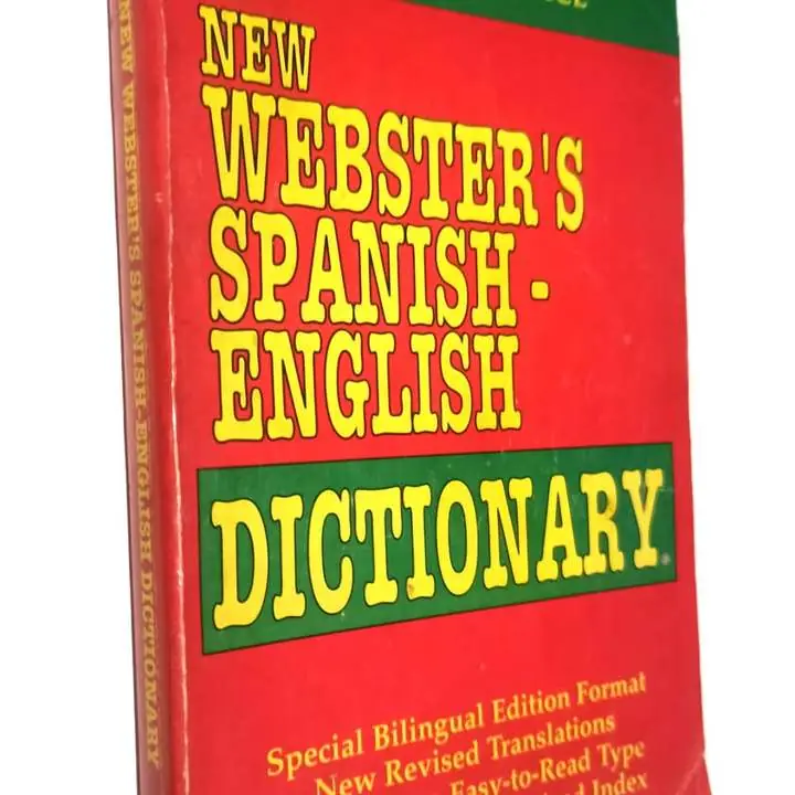 Diccionario Español Ingles New Webster Edicion 1996 Libro usado