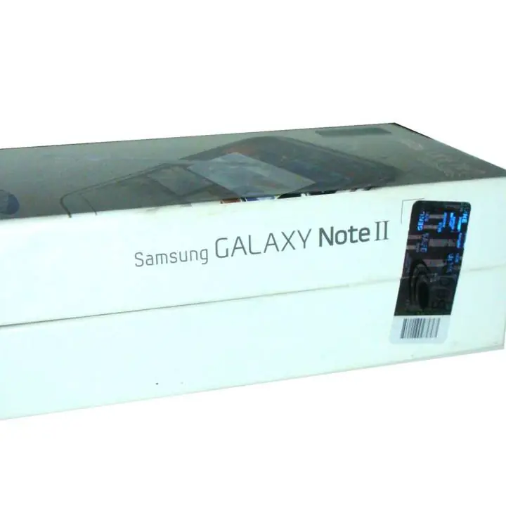 Caja de Celular Samsung Galaxy Note 2 con Manual N7100