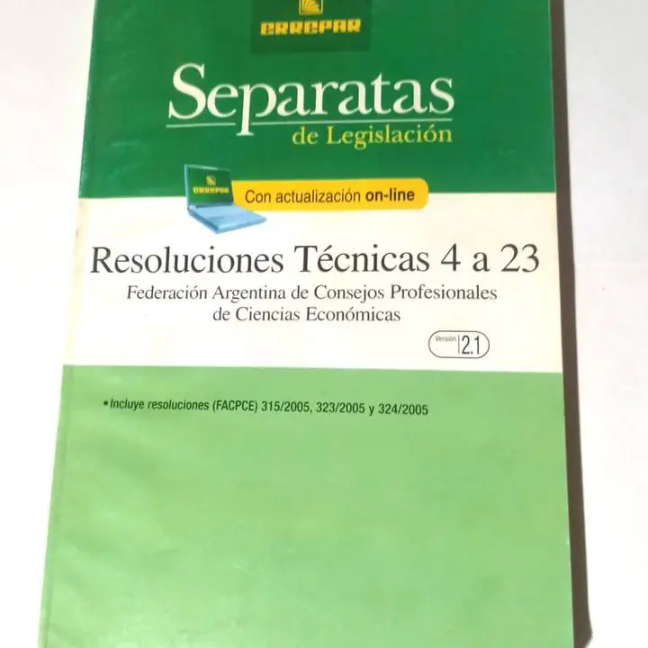 Separatas de Legislacion Resoluciones Tecnicas 4 A 23 version 2.1 usado