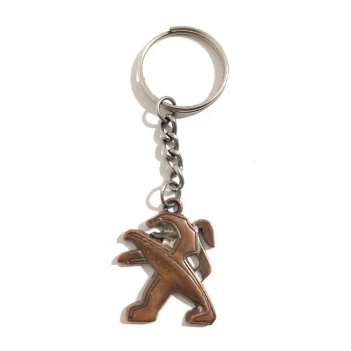 Llavero Logo Peugeot Leon Color Bronce 207 208 Hdi 308 408 usado