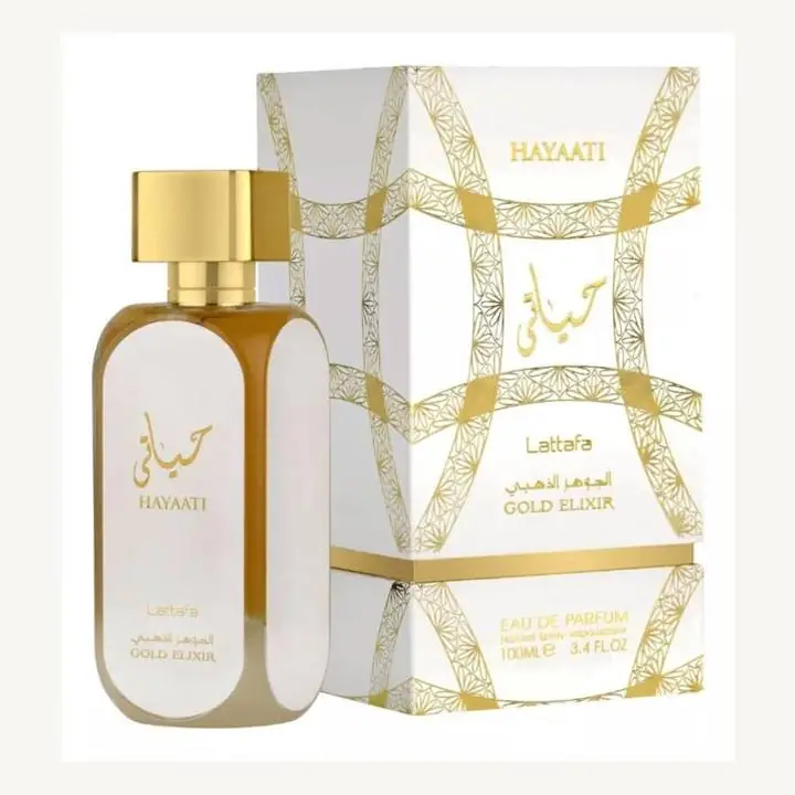 Perfume Lattafa Hayaati Gold Elixir Edp 100ml Unisex Arabe nuevo