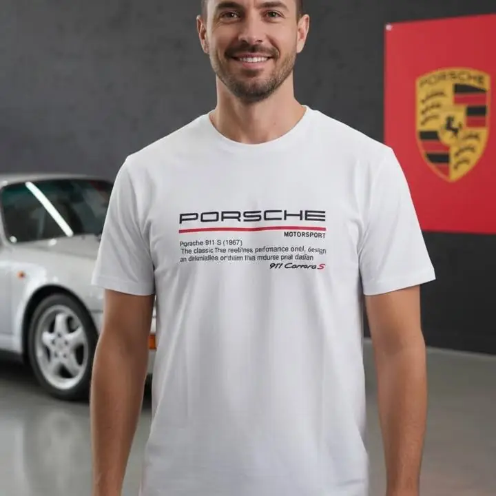 Remera Porsche Motorsport 911 Carrera Turbo Talle L y XL