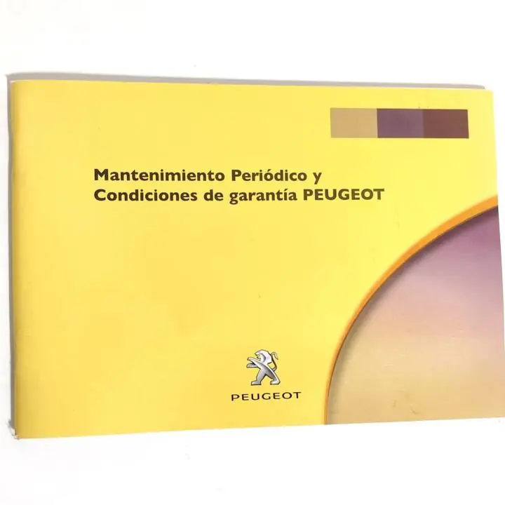 Manual de Mantenimiento Y Servicios Peugeot Services Libro usado