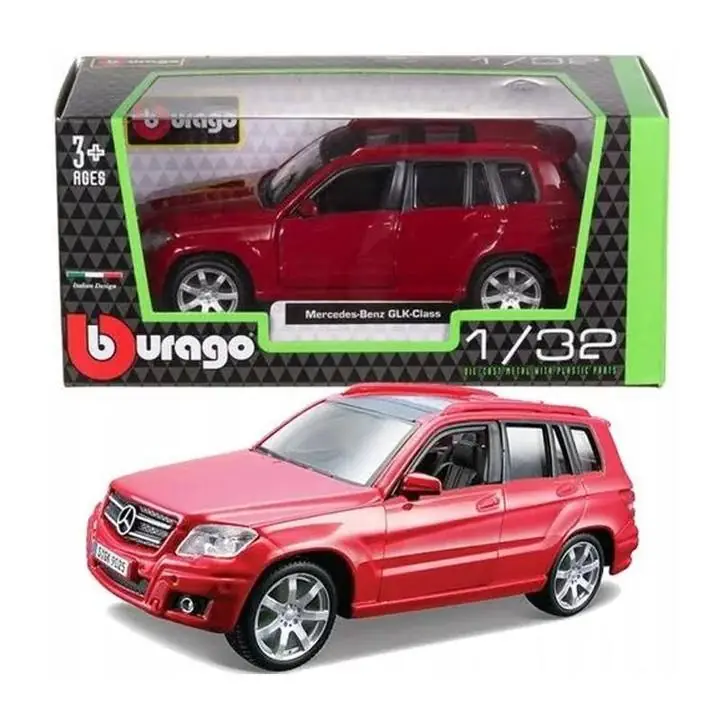 Camioneta Burago Mercedes Benz Glk-class 1/32 Metal Rojo Rojo nuevo coleccion autito