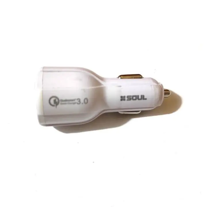 Cargador Soul Auto 2 Bocas Usb Carga Rapida Celular Toma 12v usado