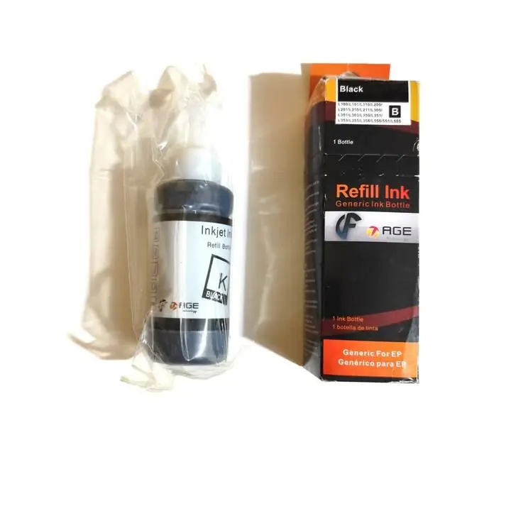 Tinta Inkjet Botella X 100ml Color Negro Impresora Epson Recargable