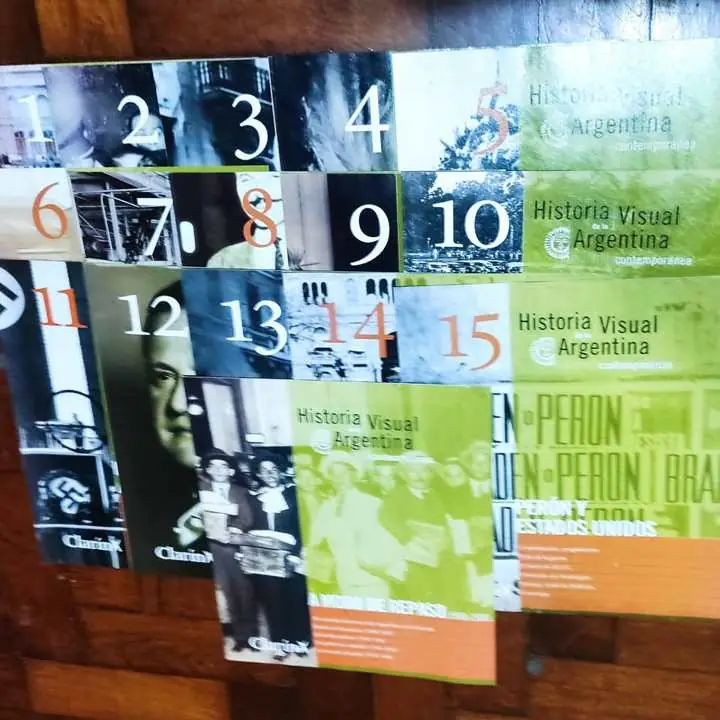 Coleccion Historia Visual Argentina Contemporanea Clarin 15 tomos usados