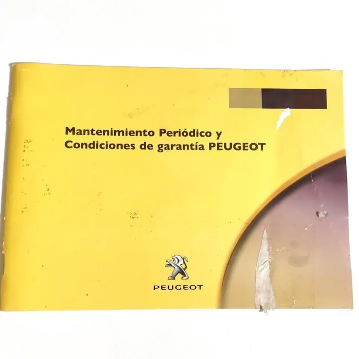 Manual de Mantenimiento Y Servicios Peugeot 308 408 Hdi 208 usado