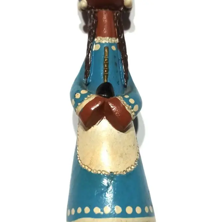 Muñeca Adorno Norte Argentino Recuerdo Figura Estatua Deco usada