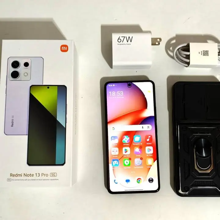 Celular Xiaomi Redmi Note 13 Pro 5g 256gb 8gb con Detalle en puerto de carga, a reparar