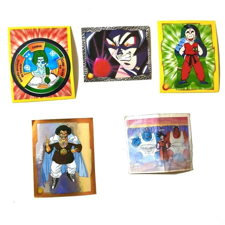 Figuritas Dragon Ball Z Edicion Libro de Oro Lote X 5u Calco usadas