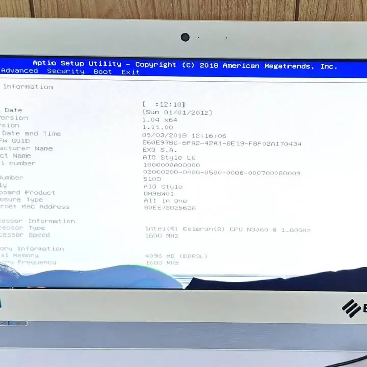 Compu Exo Style L6x-h1545s Pc Ram All In One Ideal Tecnicos usada a reparar
