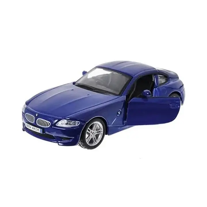 Auto Burago Bmw Z4 M Coupe 1:32 A Escala Coleccion Autito Azul