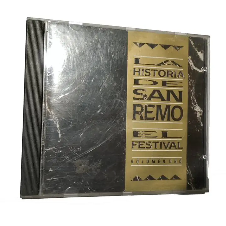 Cd Musica Italiana la Historia de San Remo el Festival Cds usado