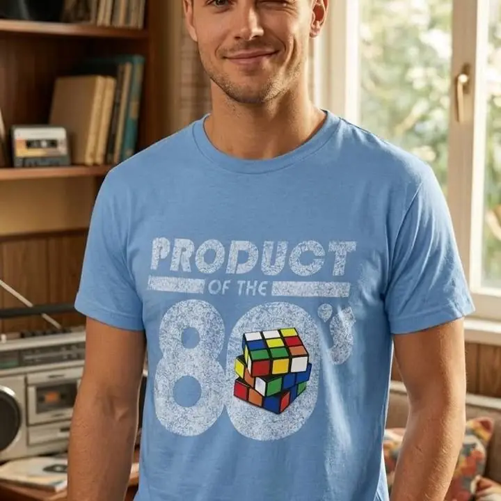 Remera Retro Vintage Producto de los 80 Algodon Estampada TALLE L y XL