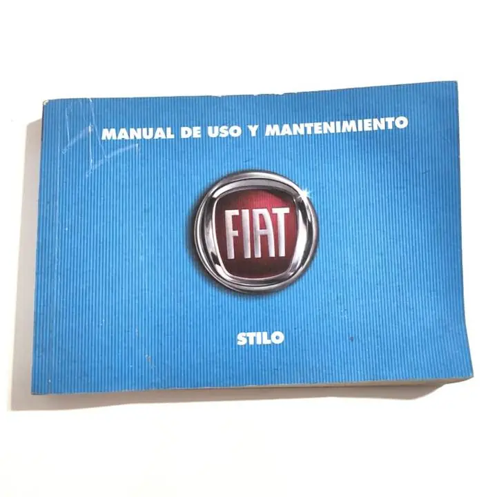 Manual de Uso Fiat Stilo 2008 Manuales Propietario Guia Libro usado 1.8 8v