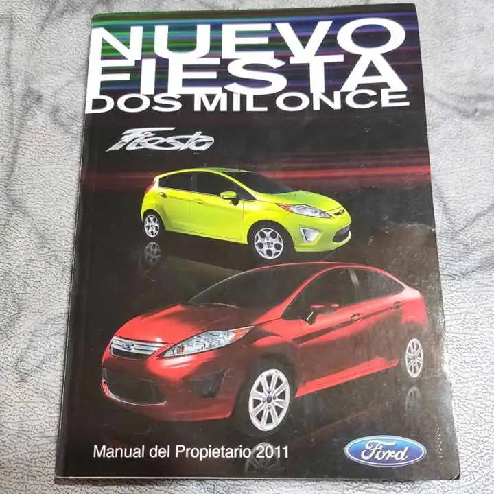 Manual del Propietario Ford Fiesta 2011 Mexicano Manuales usado