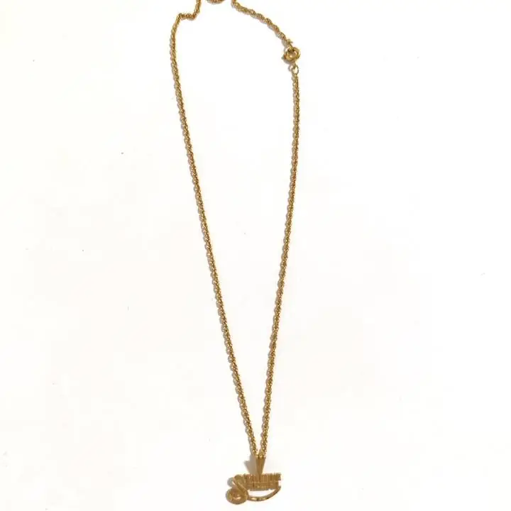Collar Dije Some Special Color Oro Cadenita 44cms Bijou Mujer cadena