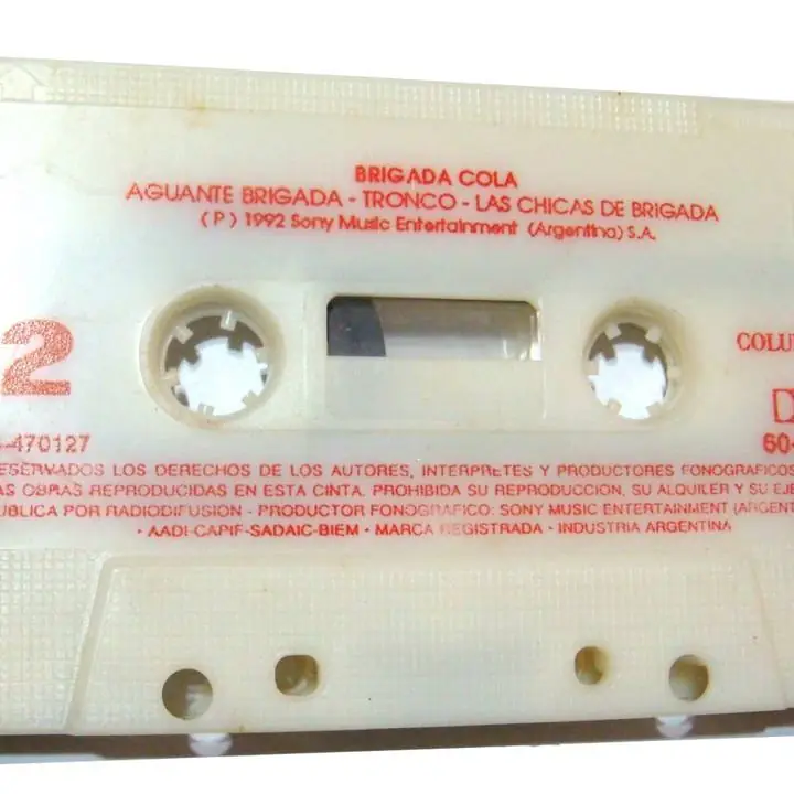 Cassette Brigada Cola Serie Argentina Retro Coleccion Casete usado vintage argentina