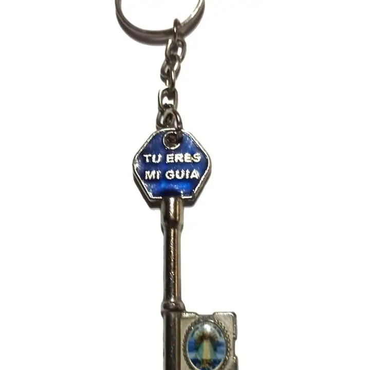 Llavero Llave Virgen de Lujan Llaves Protector Metal Recuerdo usado
