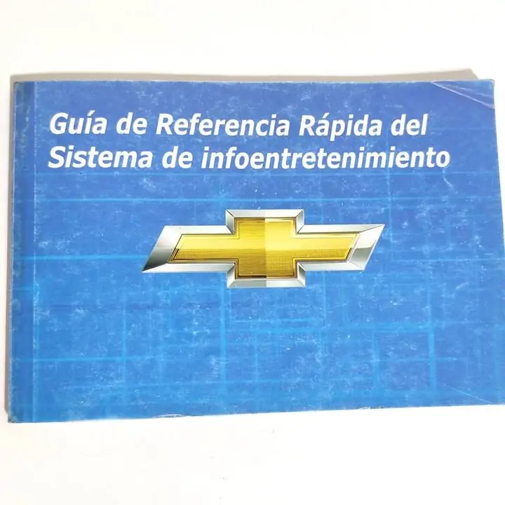 Manual Radio Stereo Sistema Chevrolet Sonic Spark Multimedia usado