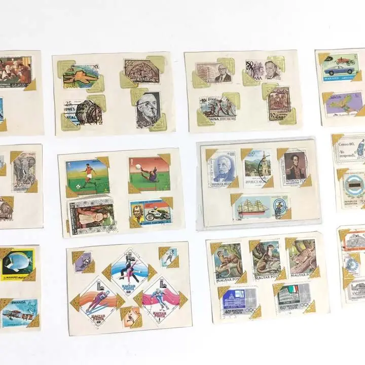 Lote de 160 Estampillas Antiguas Nacionales Estampilla Variado